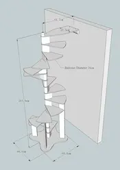 1. Modern Cat Tree Spiral Stair Case thumbnail